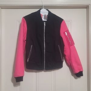 rag & bone Women's Jacket - Black & Pink sz S